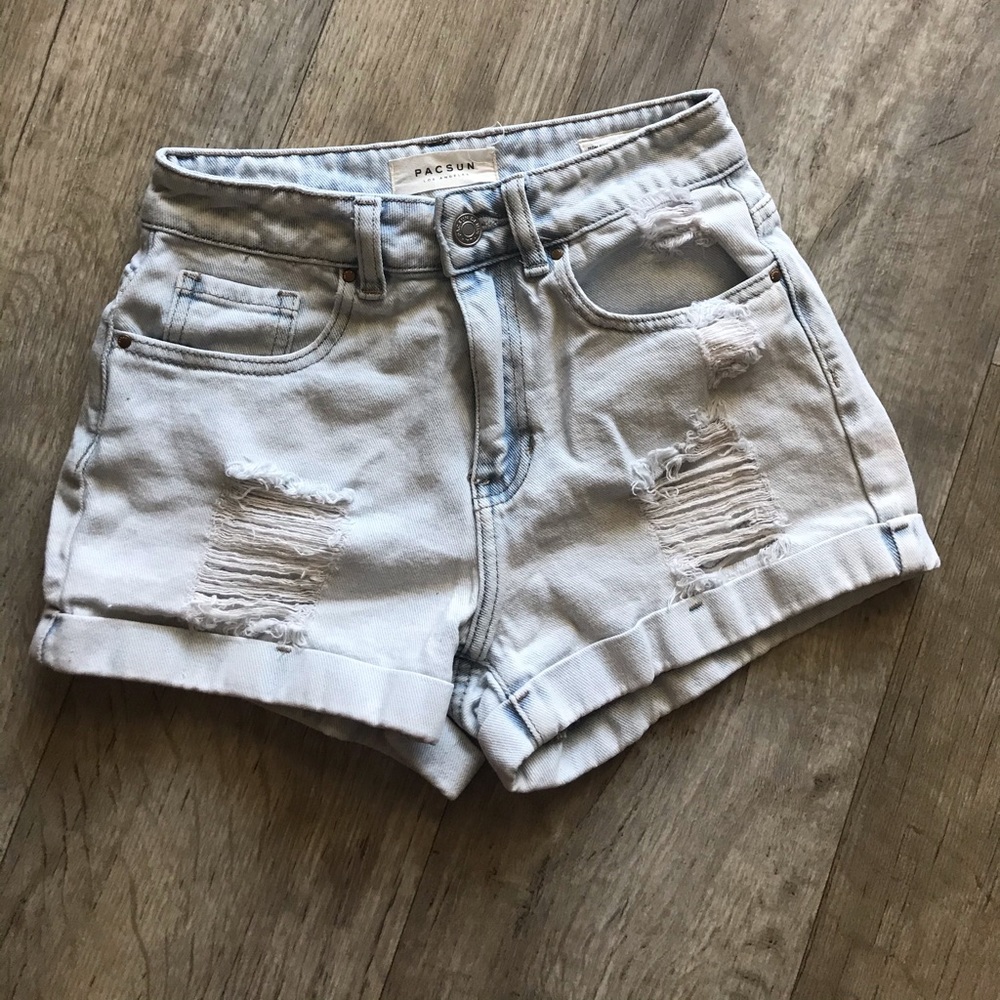 PacSun Distressed Mom Shorts